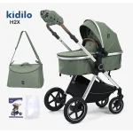 2-in-1 Convertible Chair Stroller Mobile Durable Adjustable Backrest Baby Pushchair With Smooth-rolling Wheels - Image 4