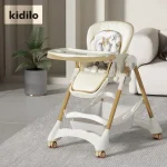 1-1A Kidilo Safest High Chair Multifunctional Movable Dining Seat Infant Dining Table Chair - Image 2
