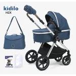 2-in-1 Convertible Chair Stroller Mobile Durable Adjustable Backrest Baby Pushchair With Smooth-rolling Wheels - Image 5